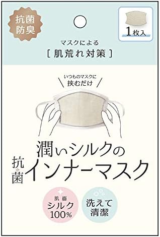 24セット潤いシルクの抗菌インナーマスク 1枚入 424499